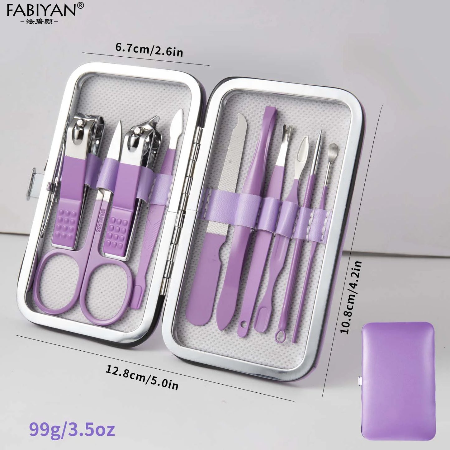 7/10/12/18Pcs Manicure Set Fingernail and Toenail Cutters for Men Dead Skin Plier Stainless Steel Nail Cutter Pedicure Tools Set