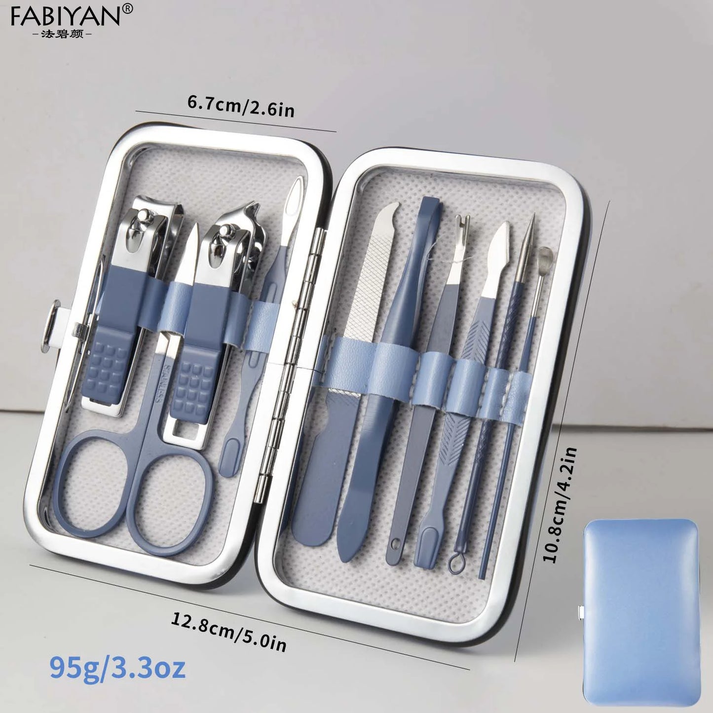 7/10/12/18Pcs Manicure Set Fingernail and Toenail Cutters for Men Dead Skin Plier Stainless Steel Nail Cutter Pedicure Tools Set