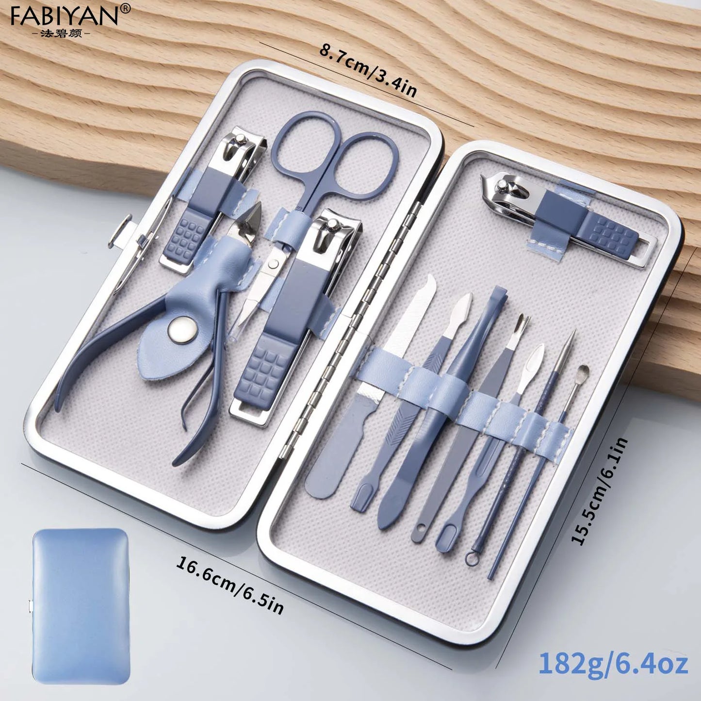 7/10/12/18Pcs Manicure Set Fingernail and Toenail Cutters for Men Dead Skin Plier Stainless Steel Nail Cutter Pedicure Tools Set