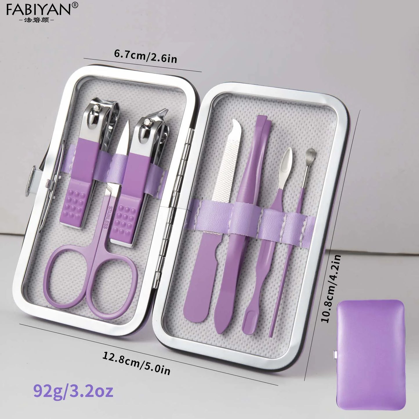 7/10/12/18Pcs Manicure Set Fingernail and Toenail Cutters for Men Dead Skin Plier Stainless Steel Nail Cutter Pedicure Tools Set