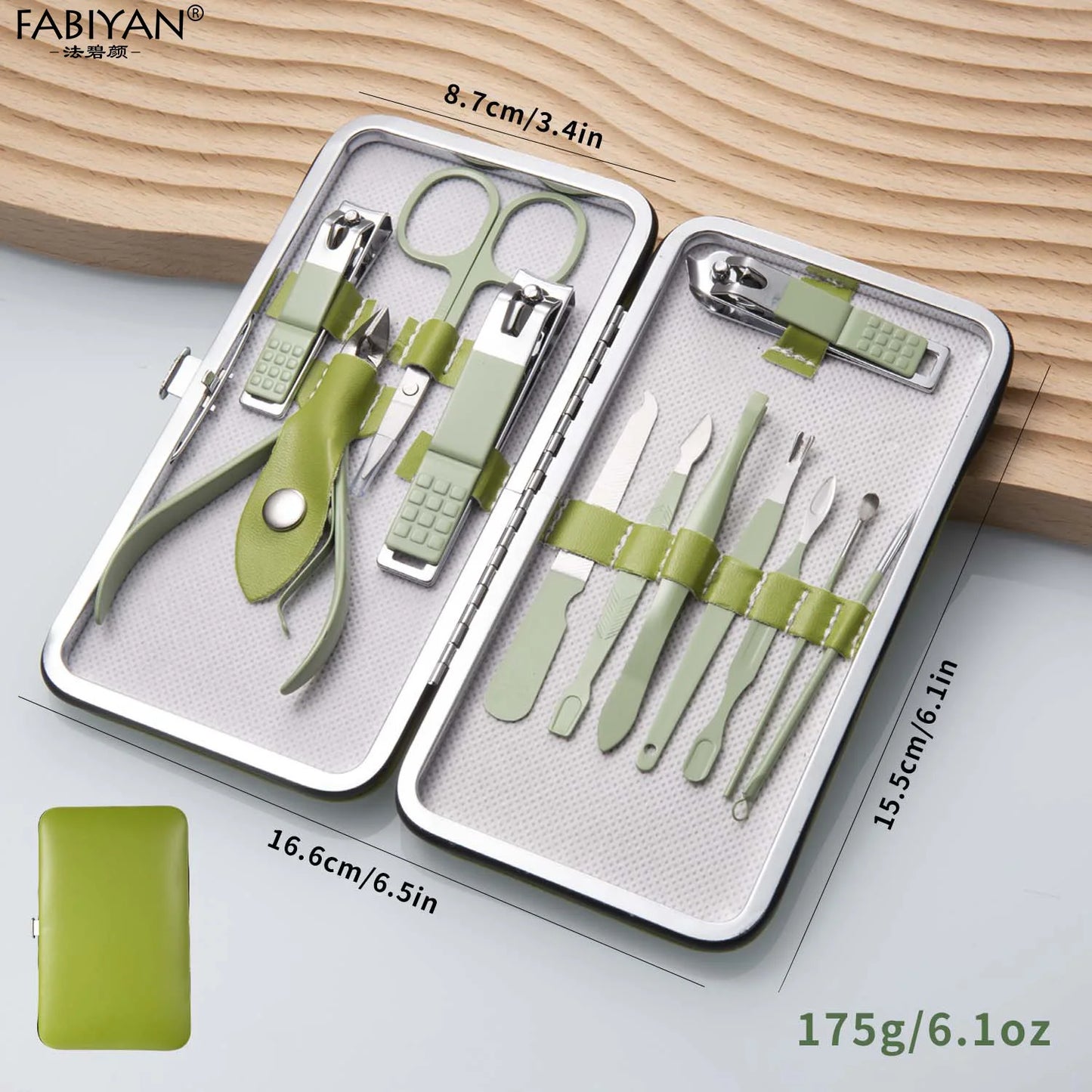 7/10/12/18Pcs Manicure Set Fingernail and Toenail Cutters for Men Dead Skin Plier Stainless Steel Nail Cutter Pedicure Tools Set
