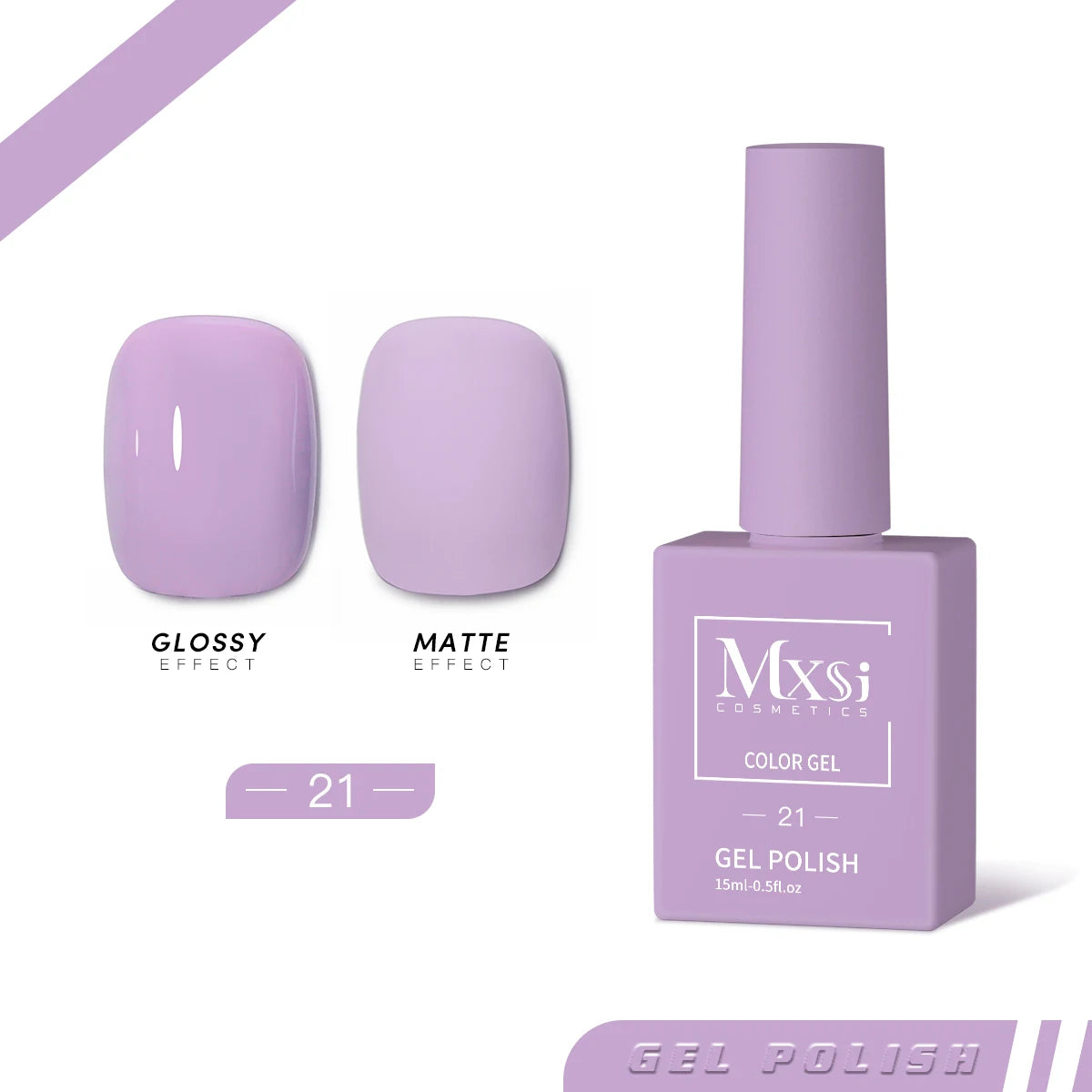 Mxsi 15Ml Gel Nail Polish Neon Brown Royal Blue Red Green Pastal Nude Nail Art Varnish Gel Lacquer Top Coat UV Gel Nail Not Set