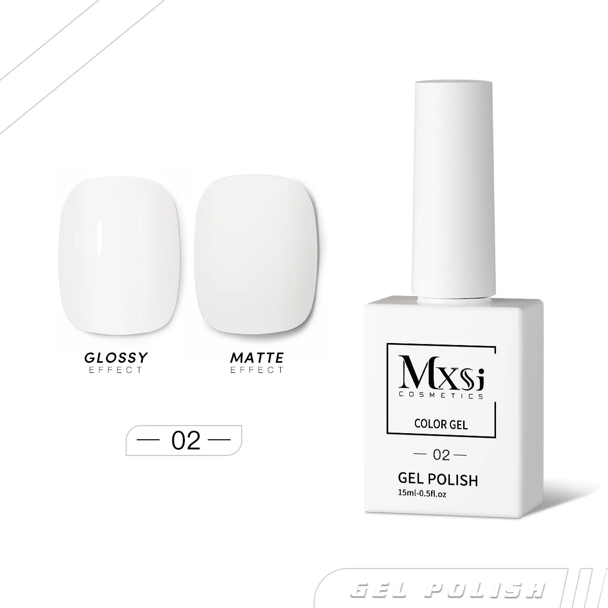 Mxsi 15Ml Gel Nail Polish Neon Brown Royal Blue Red Green Pastal Nude Nail Art Varnish Gel Lacquer Top Coat UV Gel Nail Not Set