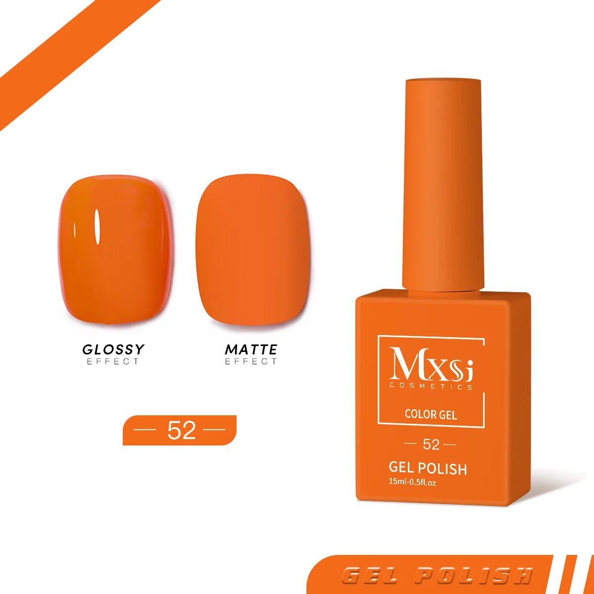 Mxsi 15Ml Gel Nail Polish Neon Brown Royal Blue Red Green Pastal Nude Nail Art Varnish Gel Lacquer Top Coat UV Gel Nail Not Set