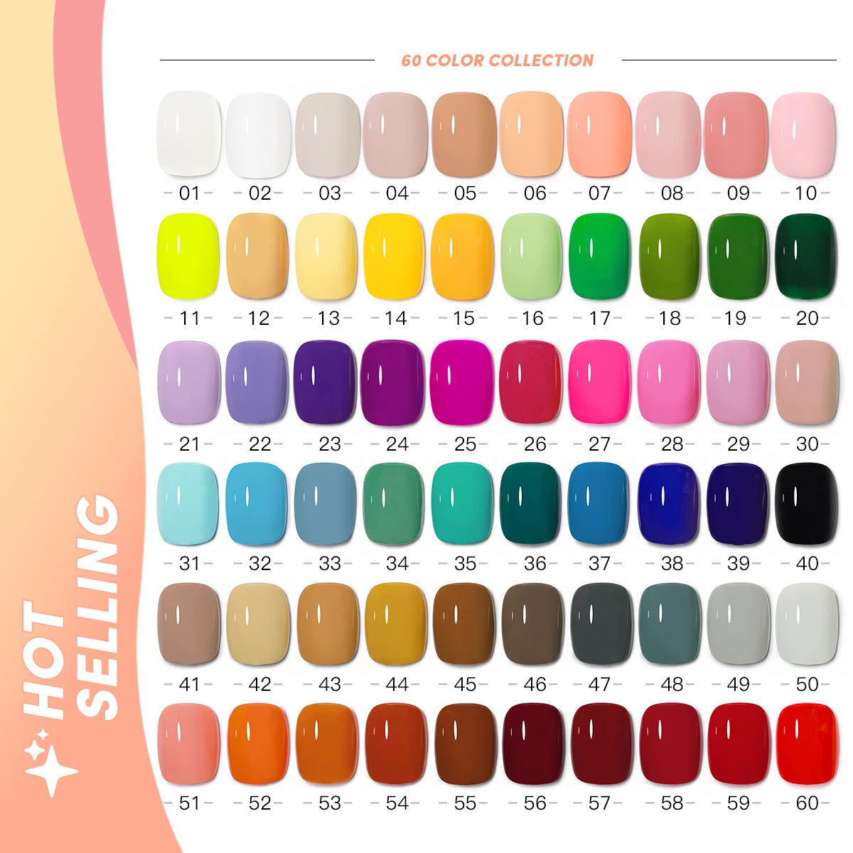 Mxsi 15Ml Gel Nail Polish Neon Brown Royal Blue Red Green Pastal Nude Nail Art Varnish Gel Lacquer Top Coat UV Gel Nail Not Set