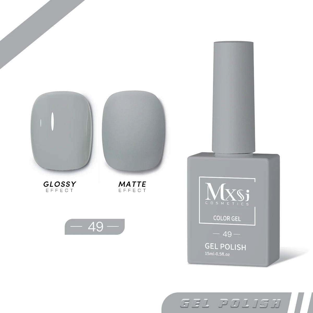 Mxsi 15Ml Gel Nail Polish Neon Brown Royal Blue Red Green Pastal Nude Nail Art Varnish Gel Lacquer Top Coat UV Gel Nail Not Set
