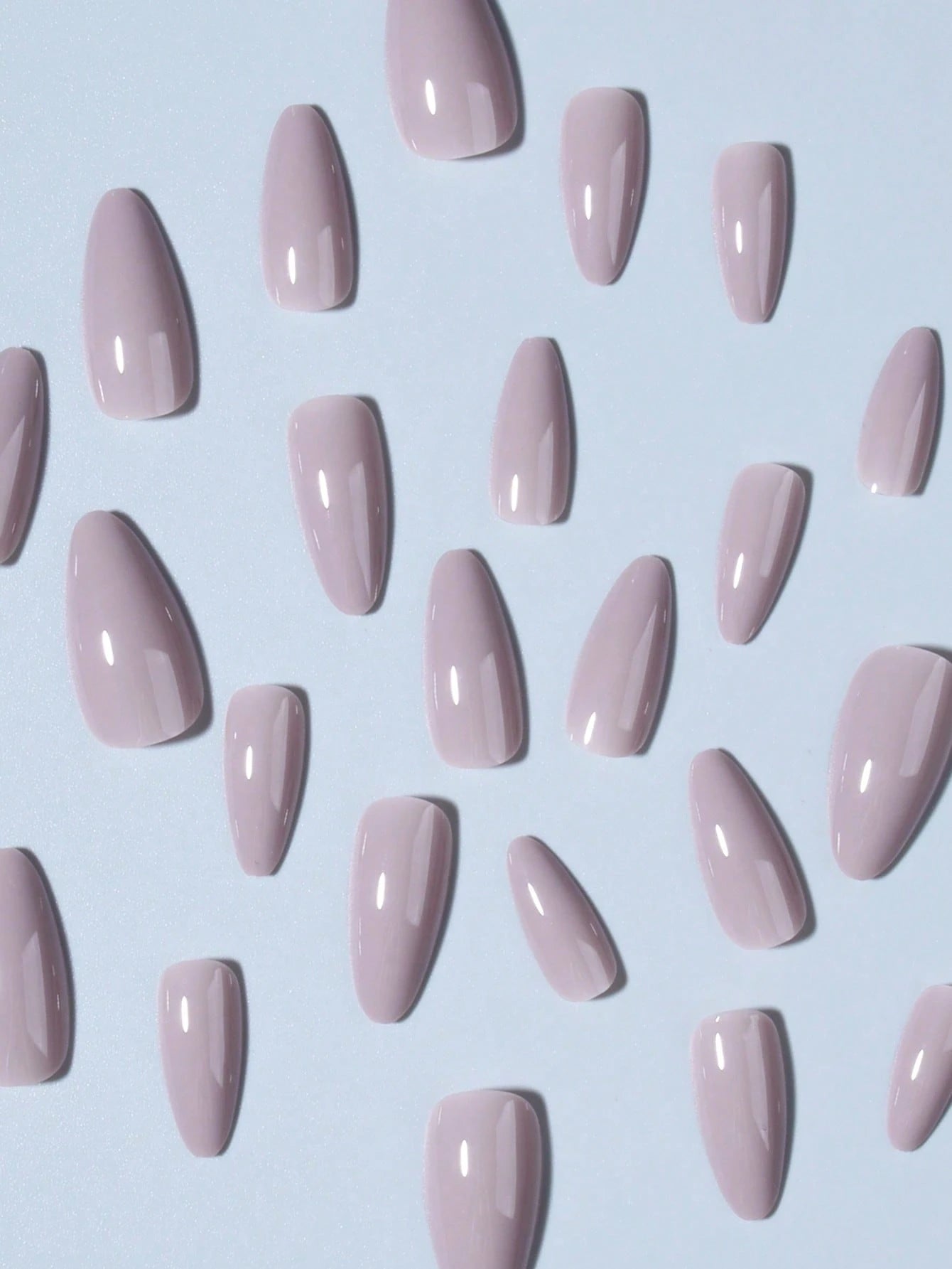 Transform Your Nails With, 24Pcs Almond Presson Nails , Fit Perfectly& Medium Length Design Acrylic Fake Nails, Contain 1Pc Jelly Glue and 1Pc Nail File, Suitable for Ladies and Girls Daily Work Party Use