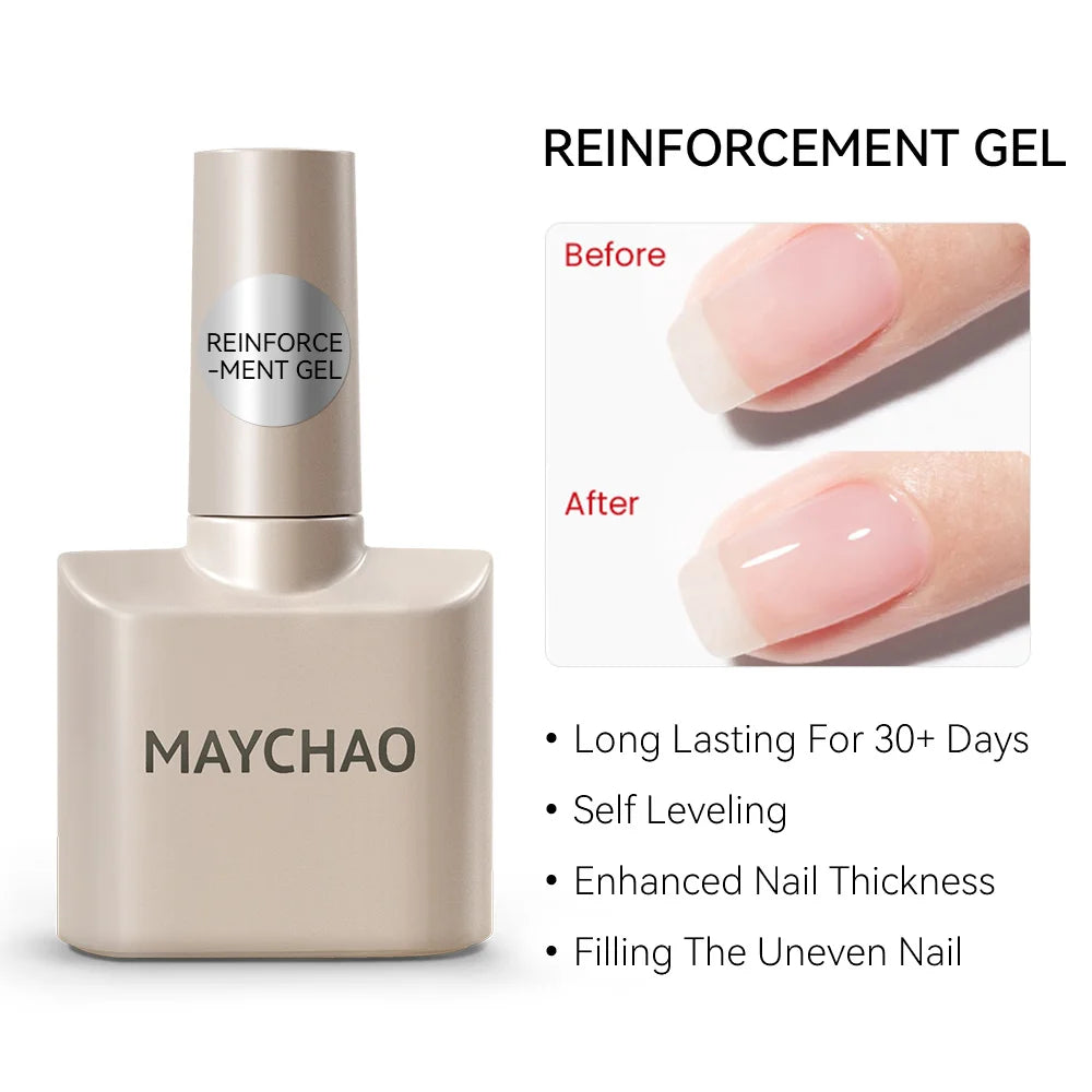 12Ml No Wipe Top Coat Base Coat Primer UV LED Nail Gel Polish Reinforcement Gel Soak off Semi Permanent Nail Art Varnish