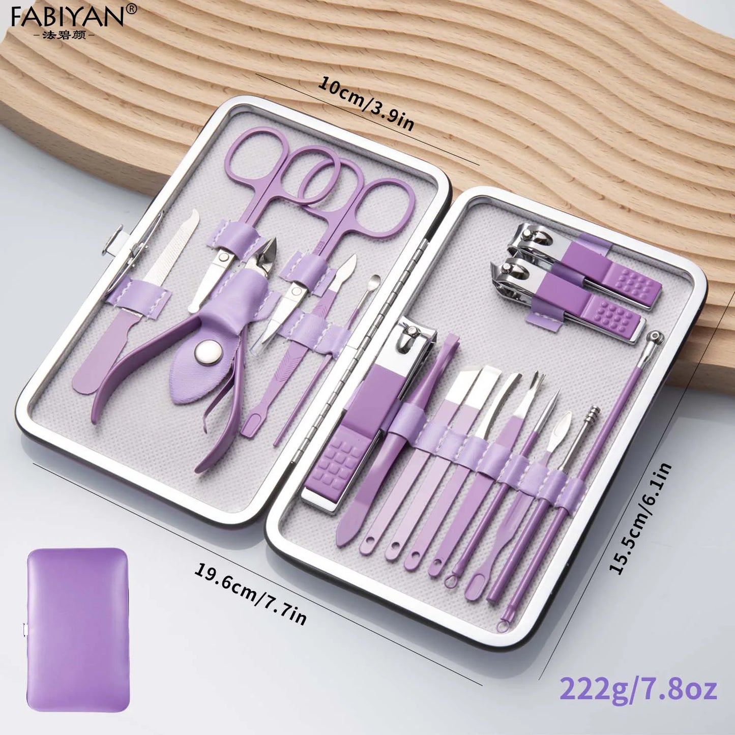 7/10/12/18Pcs Manicure Set Fingernail and Toenail Cutters for Men Dead Skin Plier Stainless Steel Nail Cutter Pedicure Tools Set