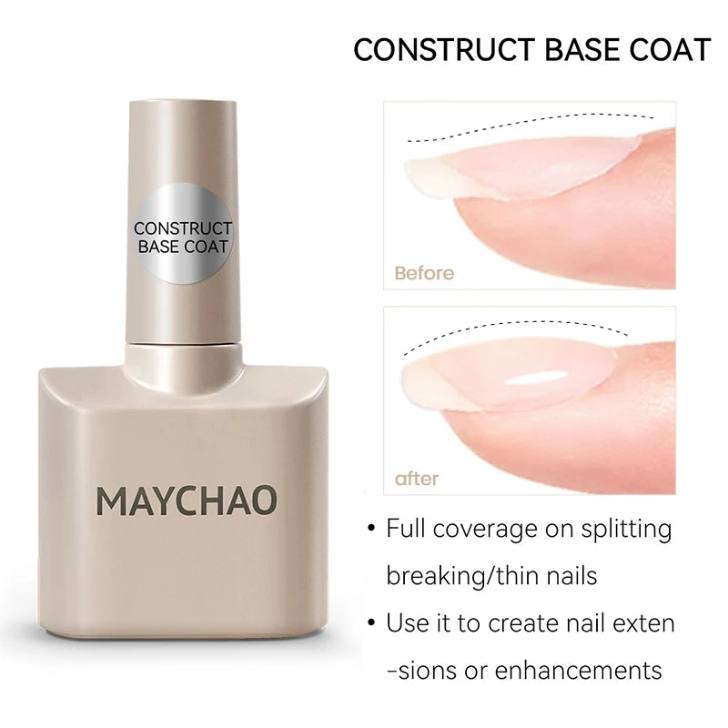 12Ml No Wipe Top Coat Base Coat Primer UV LED Nail Gel Polish Reinforcement Gel Soak off Semi Permanent Nail Art Varnish